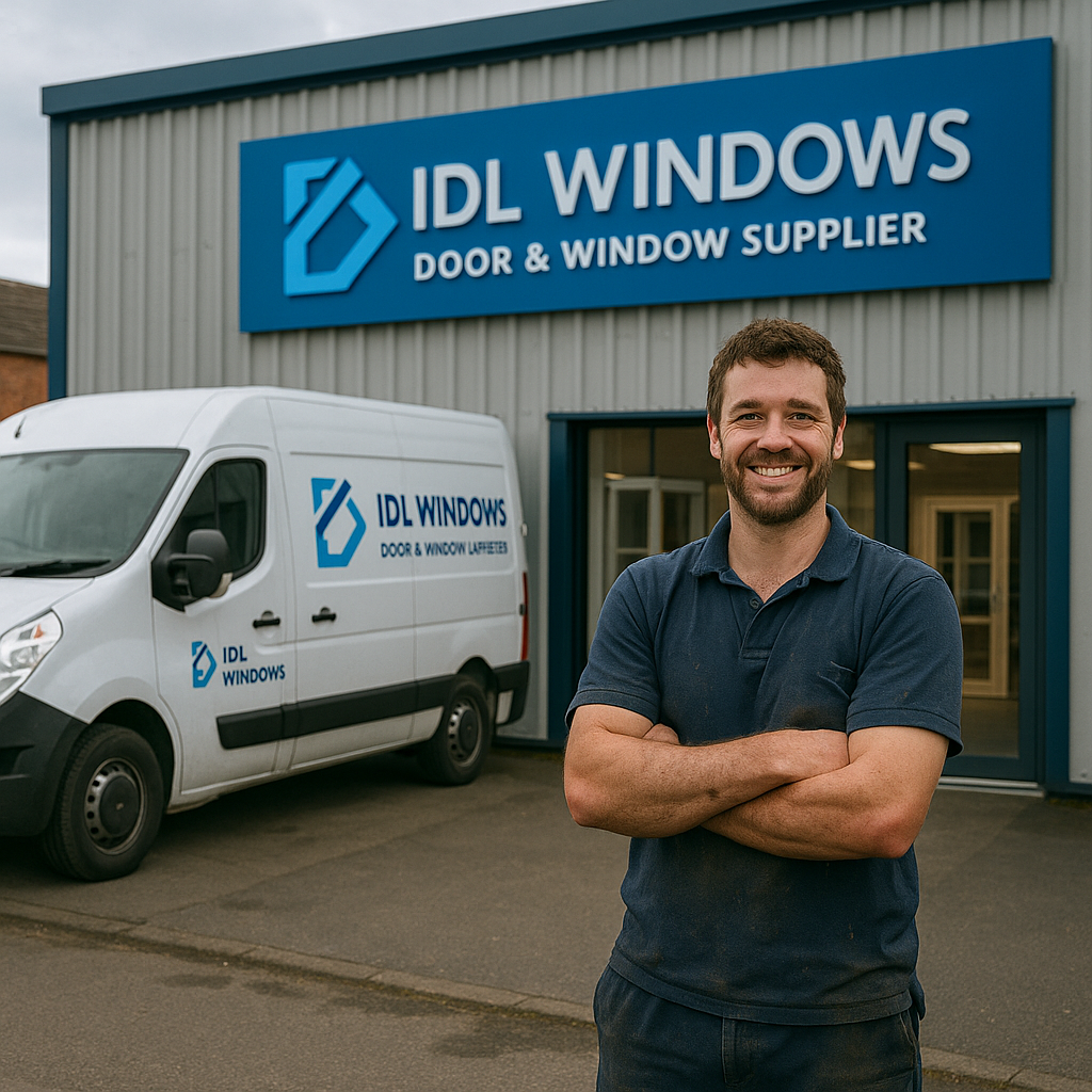 idl windows workshop front side with worker